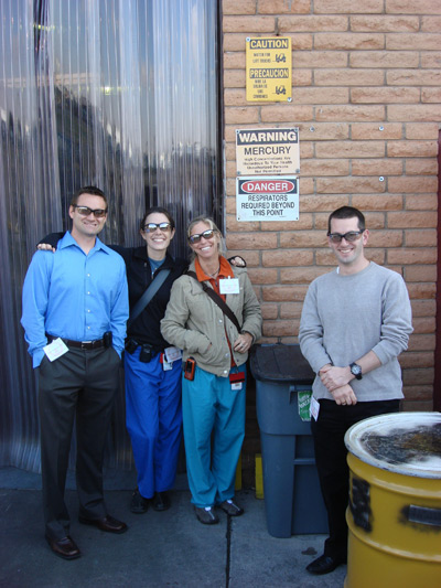 Field trip to metal reclaiming facility dealing with PCB's and mercury